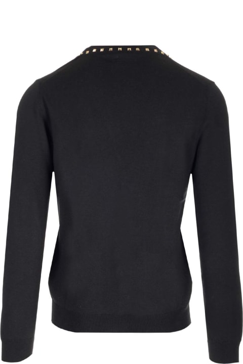 Sweaters for Men Valentino Garavani 'rockstud' Cardigan