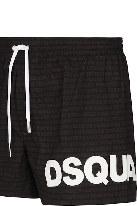 Dsquared2 Swimwear for Men Dsquared2 Midi Boxer With Logo