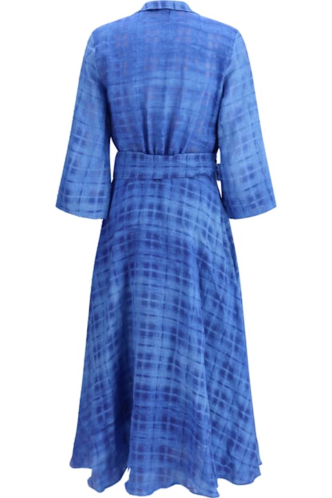 Sara Roka Clothing for Women Sara Roka Check Chemisier Dress