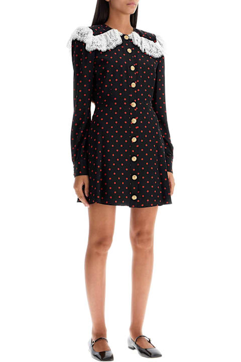 Alessandra Rich Dresses for Women Alessandra Rich 'silk Polka Dot Mini Dress