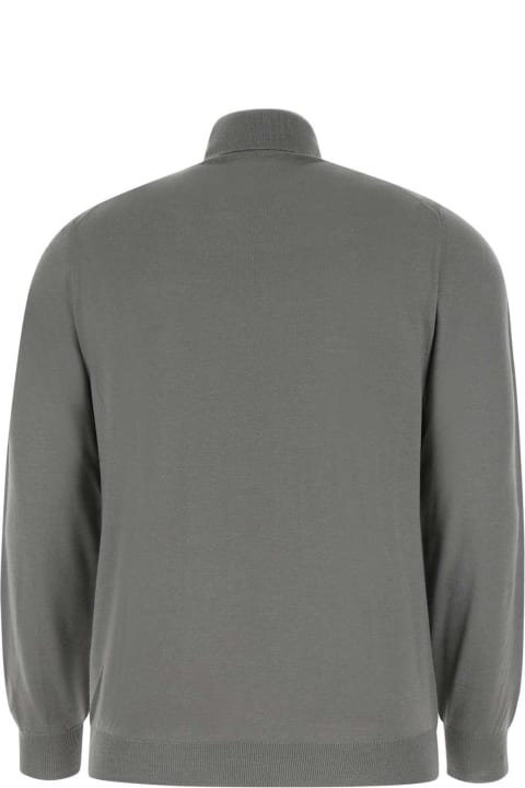 أدوات منزلية Fedeli Grey Wool Sweater