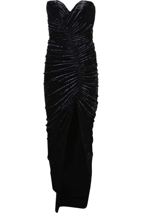 Alexandre Vauthier for Women Alexandre Vauthier Draped Black Dress