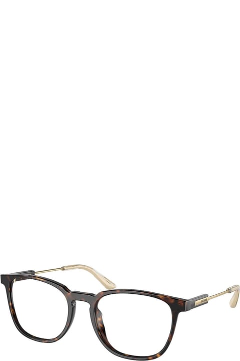 メンズ アイウェア Prada Eyewear Squared Frame Glasses