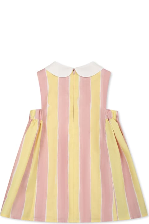 Fendi for Kids Fendi Multicolor Dress For Baby Girl With Logo