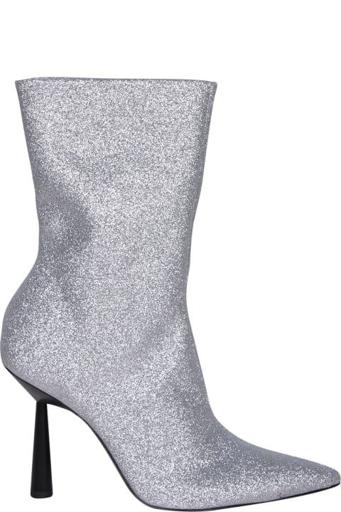 GIA BORGHINI Boots for Women GIA BORGHINI Rosie 7 Glitter Ankle Boots