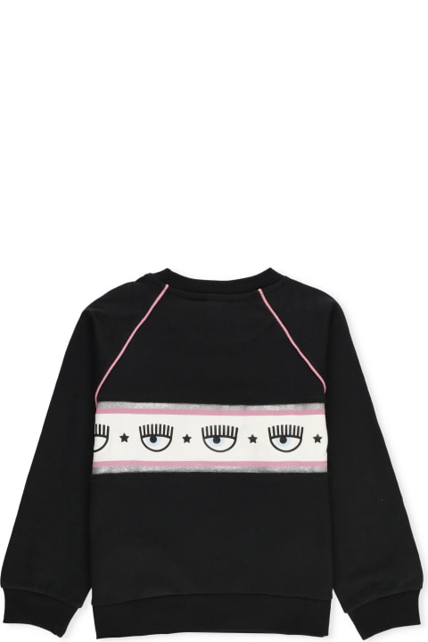 Chiara Ferragni Sweaters & Sweatshirts for Girls Chiara Ferragni Maxi Logo Sweatshirt