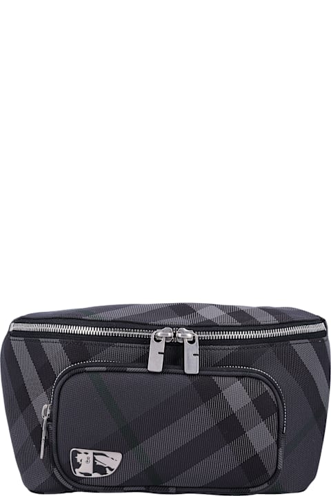 Bags for Men Burberry London Grid Belt Bag