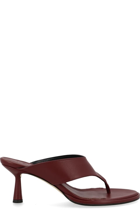 aeyde Thong Sandal With Heel