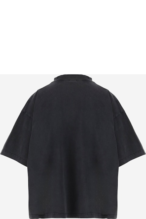 آخر صيحات الموضة من القسم الرجالي Balenciaga I Love Paris & Balenciaga Cropped T-shirt