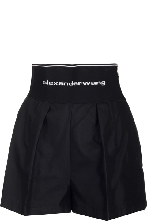 Alexander Wang Pants & Shorts for Women Alexander Wang Black Cotton Shorts