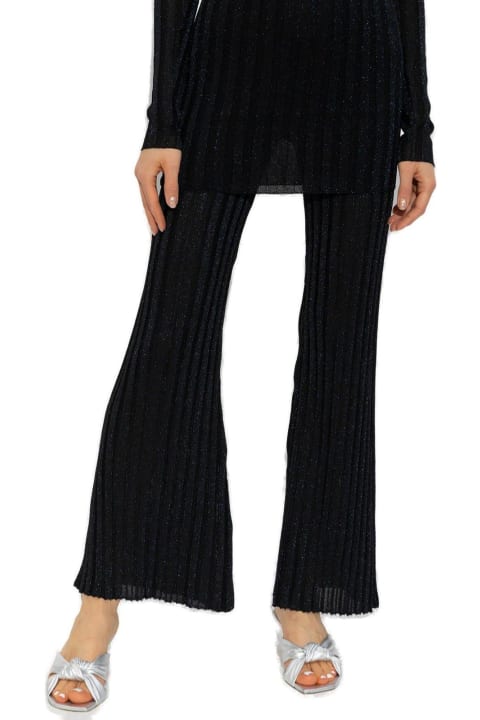 Pants & Shorts for Women Stella McCartney Ribbed Pleated Trousers