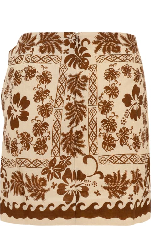 Tropic Sarong Mini Skirt
