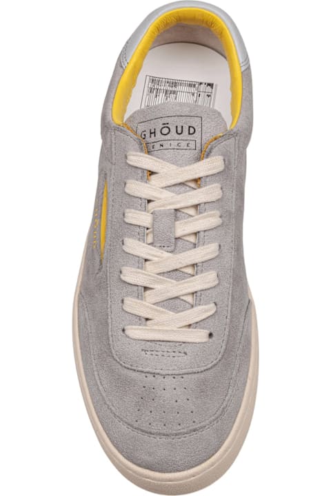 GHOUD Sneakers for Men GHOUD Lido Suede Sneakers Color Grey And Yellow