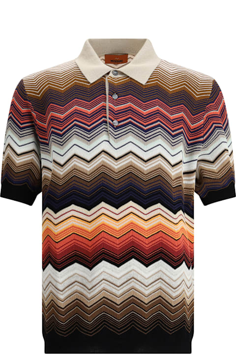 Missoni Topwear for Women Missoni Zigzag Pattern Polo Shirt