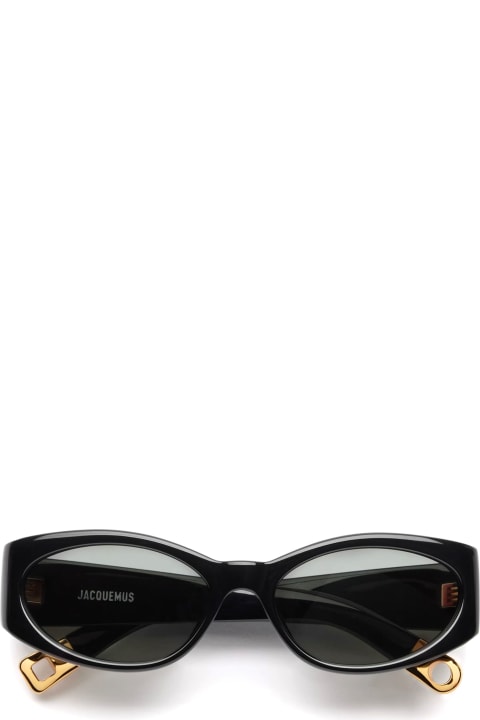 Accessories Sale for Women Jacquemus Ovalo - Black Sunglasses