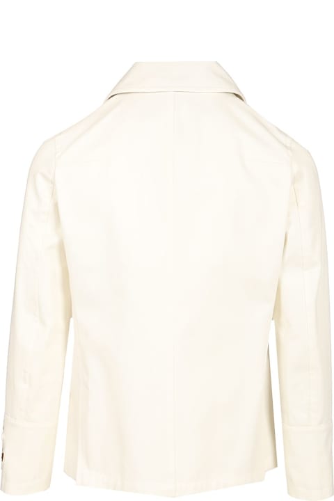 Sealup Coats & Jackets for Women Sealup Peacoat In Cotone Bianco