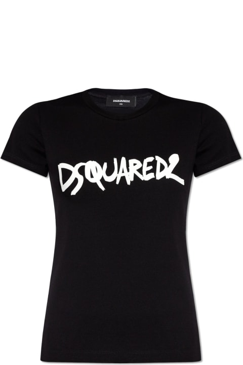 Dsquared2 Topwear for Women Dsquared2 Dsquared2 T-shirt With Logo