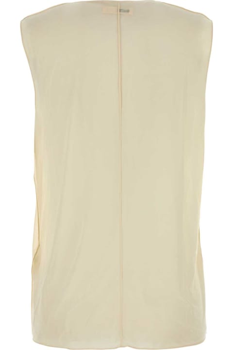 Khaite for Kids Khaite Cream Stretch Cupro Allo Top