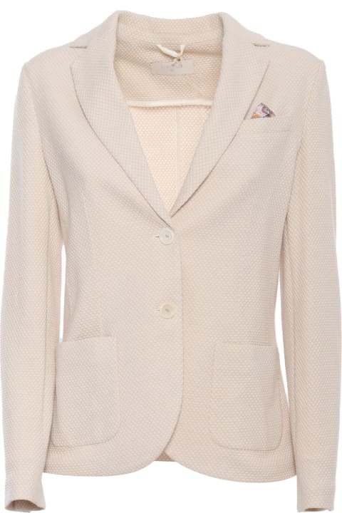 Coats & Jackets for Women Circolo 1901 Cream Blazer