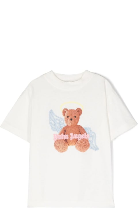Palm Angels for Kids Palm Angels Palm Angels T-shirts And Polos White