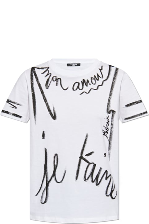 Homeware Balmain Balmain Printed T-shirt