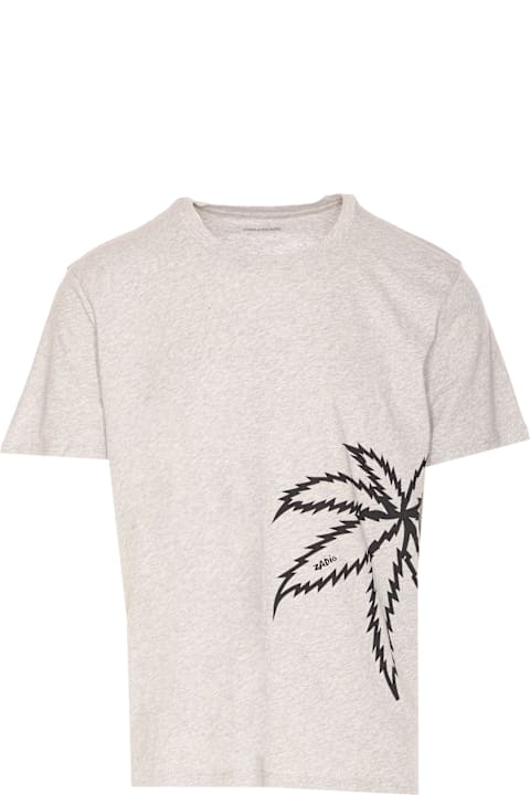 Zadig & Voltaire Clothing for Men Zadig & Voltaire Big Palm Tree Tommy T-shirt