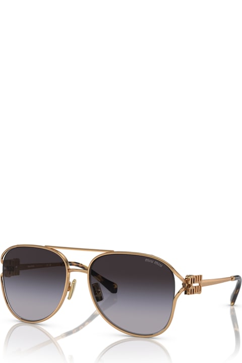Accessories for Women Miu Miu Eyewear Mu 52zs Antique Gold Sunglasses
