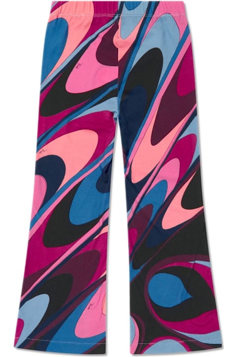 Pucci for Kids Pucci Pantaloni Gamba Ampia