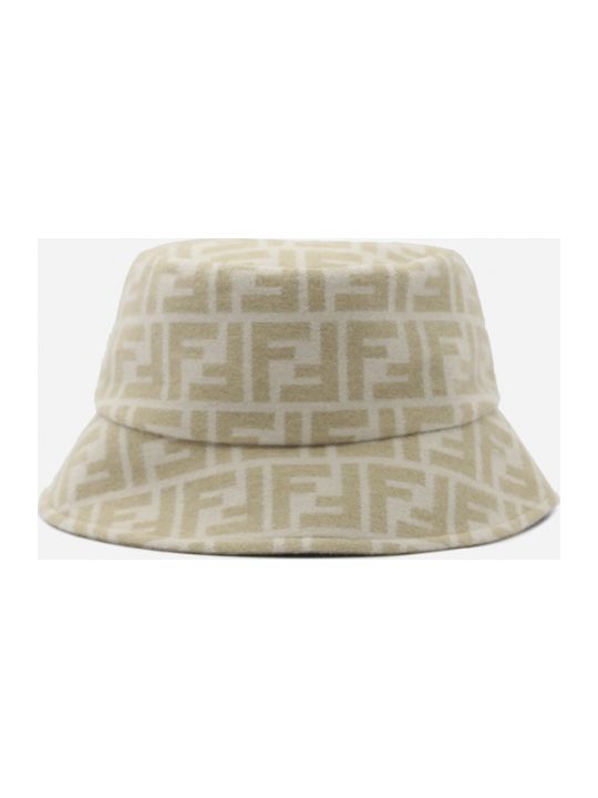 Bucket Hat In Wool And With All-over Motif | italist