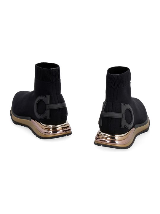 women's salvatore ferragamo gardena sock sneakers