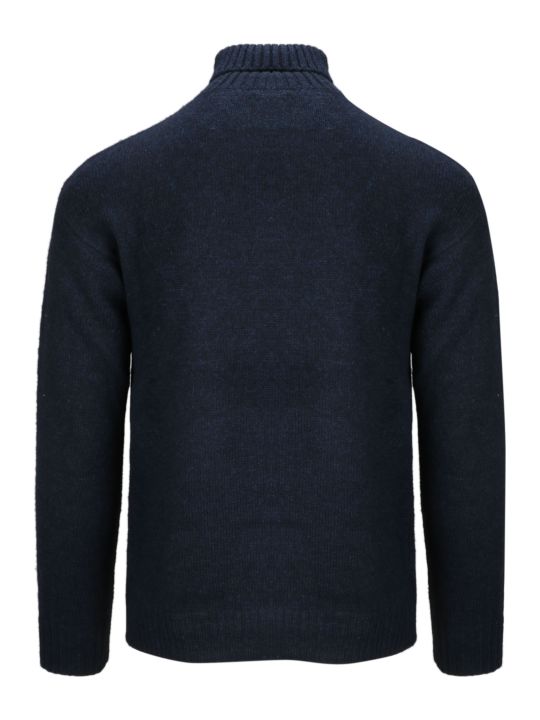 Laneus Laneus Jacquard Sweater - Nero - 11063966 | italist