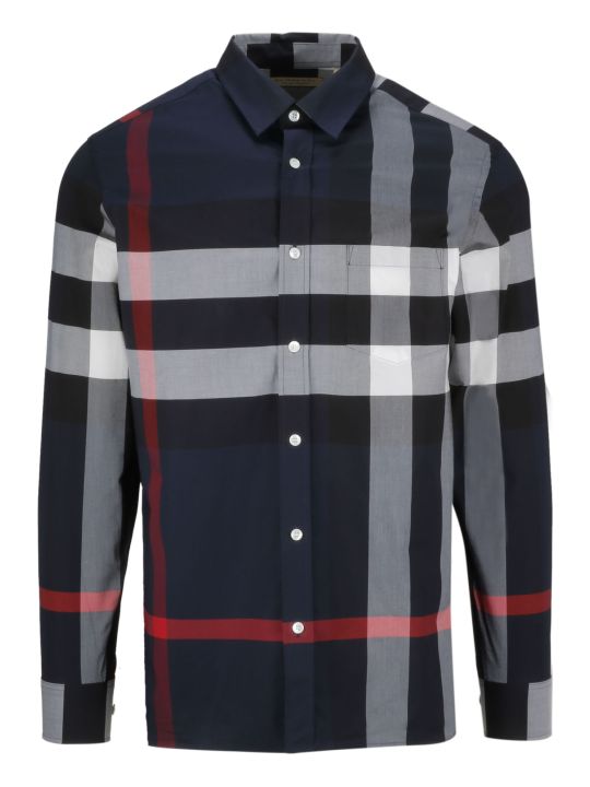 burberry zip shirt