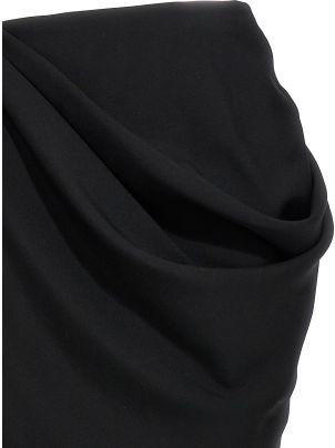 Alexander McQueen Slashed Drape Skirt | italist
