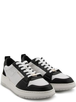 SALVATORE FERRAGAMO ホインテットトゥスリンクハックハンフス Ferragamo Two-toned Low-top Sneakers | italist