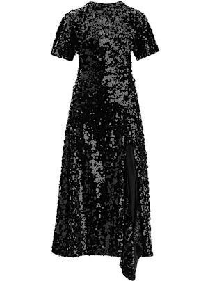 【送料&関税込】Ganni Midi Velvet And Sequin Dress Ganni Midi Velvet And Sequin Dress | italist
