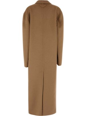 コート Prada Camel Wool Blend Coat Prada Camel Wool Blend Coat | italist