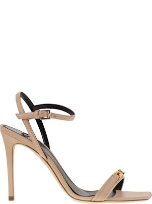 サンダル・ミュール ELISABETTA FRANCHI Nappa leather sandal with enamelled horse Elisabetta Franchi Nappa Leather Sandal With Enamelled