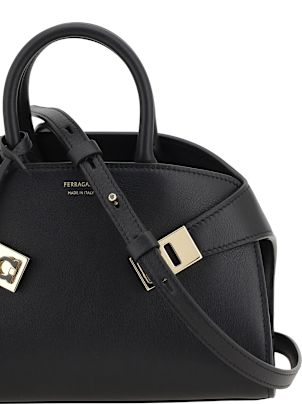FERRAGAMO 241658ALLOVER775965 関税送料込 Ferragamo Hug Handbag | italist