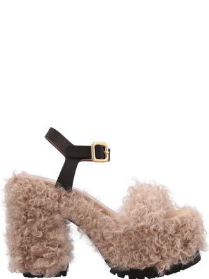サンダル・ミュール HAUS OF HONEY SS23 Platform sandals (HW308 MULTILIGHT) Haus Of Honey – Lacquer Doll White / Candy | Carla Saint-Barth