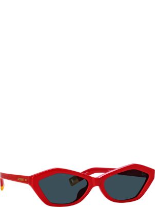 Jacquemus Bambino - Red Sunglasses | italist
