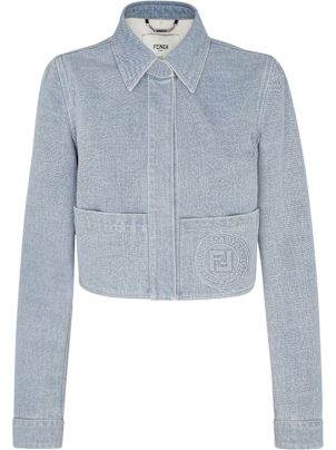 ジャケット FENDI Woman Jacket Grey FLF811ASMB F1RX3 FENDI Woman Jacket Grey FLF811ASMB F1RX3 (FENDI/ジャケット
