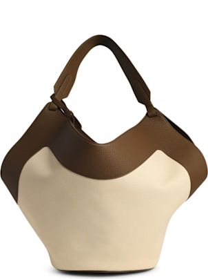 【送料&関税込】Khaite Lotus Cream Blend Tela Bag Khaite Lotus' Cream Blend Tela Bag | italist