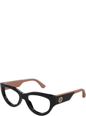 メガネ GUCCI Gucci - GG1665O - 008 BLACK PINK TRANSPAREN Gucci Eyewear Gg1665o-008 Black-pink-transparent | italist
