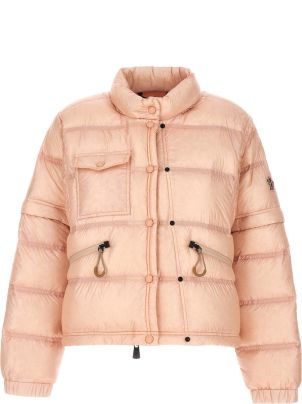 MONCLER GRENOBLE Tillier hooded quilted iridescent down ski jacket