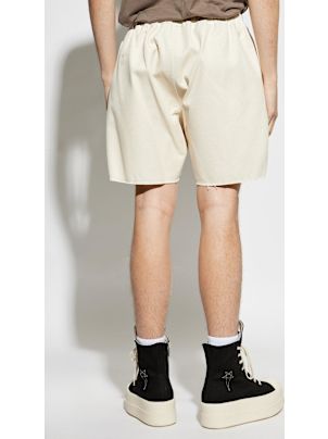 Rick Owens Frayed-edge Drawstring Shorts | italist