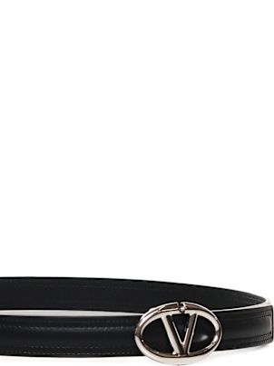 VALENTINO GARAVANI 24AW ベルト ブラック系 Valentino Garavani Valentino Garavani Buckle Belt in Black
