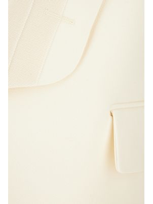 【関税&送料込】Fendi Ivory Wool Blend Blazer Fendi Cropped wool and silk blazer Fendi