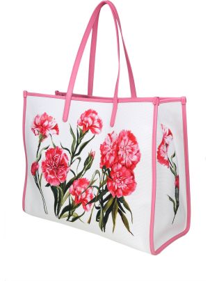 Dolce & Gabbana Dolce E Gabbana Shopping Bag In Canvas With