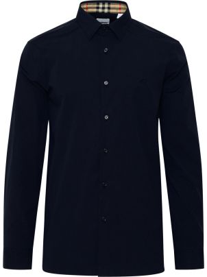 Tシャツ・カットソー Burberry SS25 'Sherfield' shirt (8071800 NAVY) Sherfield stretch cotton shirt – Daniello.com