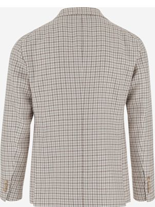 ジャケット Tagliatore Light grey single-breasted linen jacket Light grey single-breasted linen jacket – Lord & Taylor
